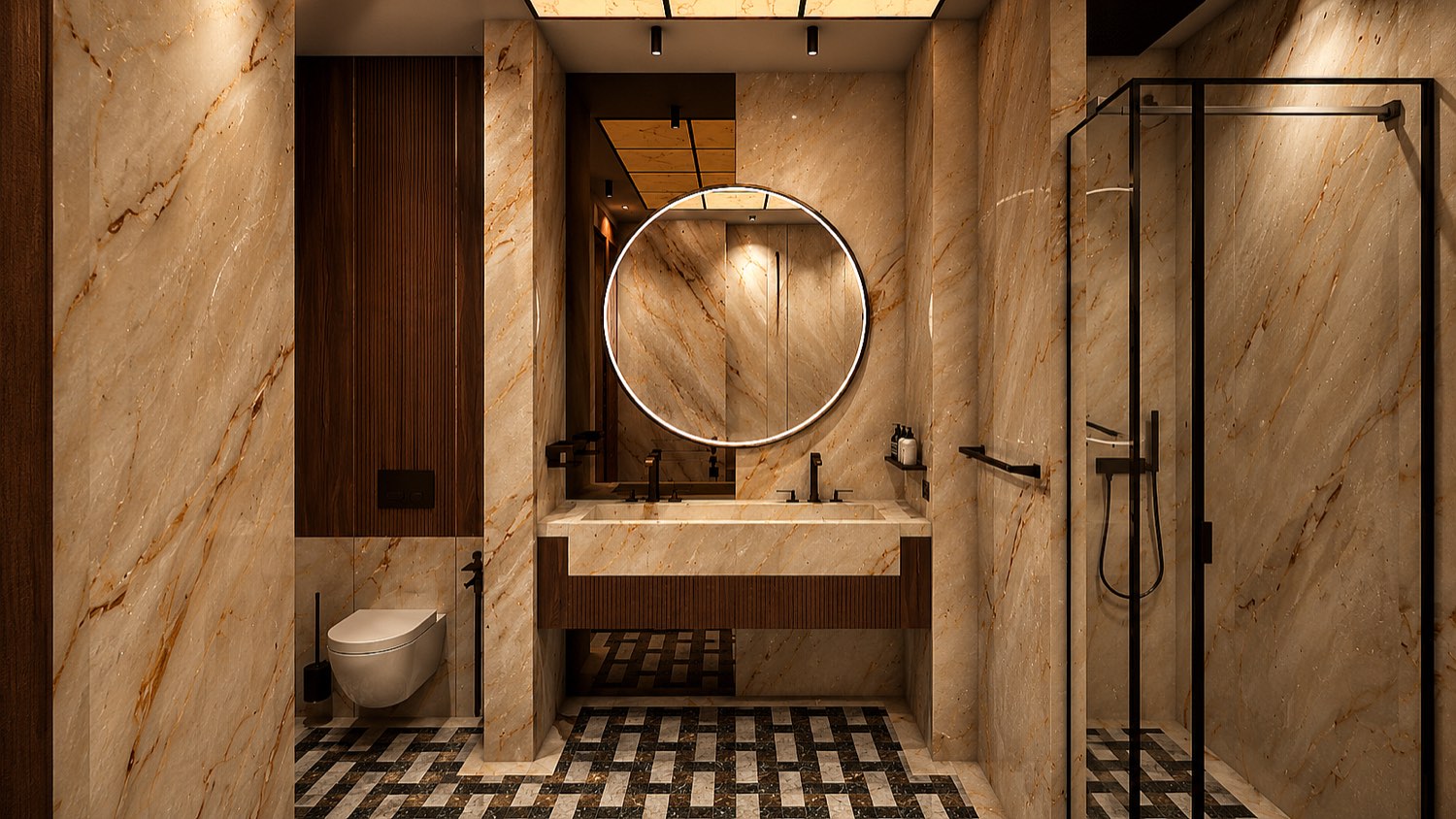 Hôtel de luxe — Salle de bains