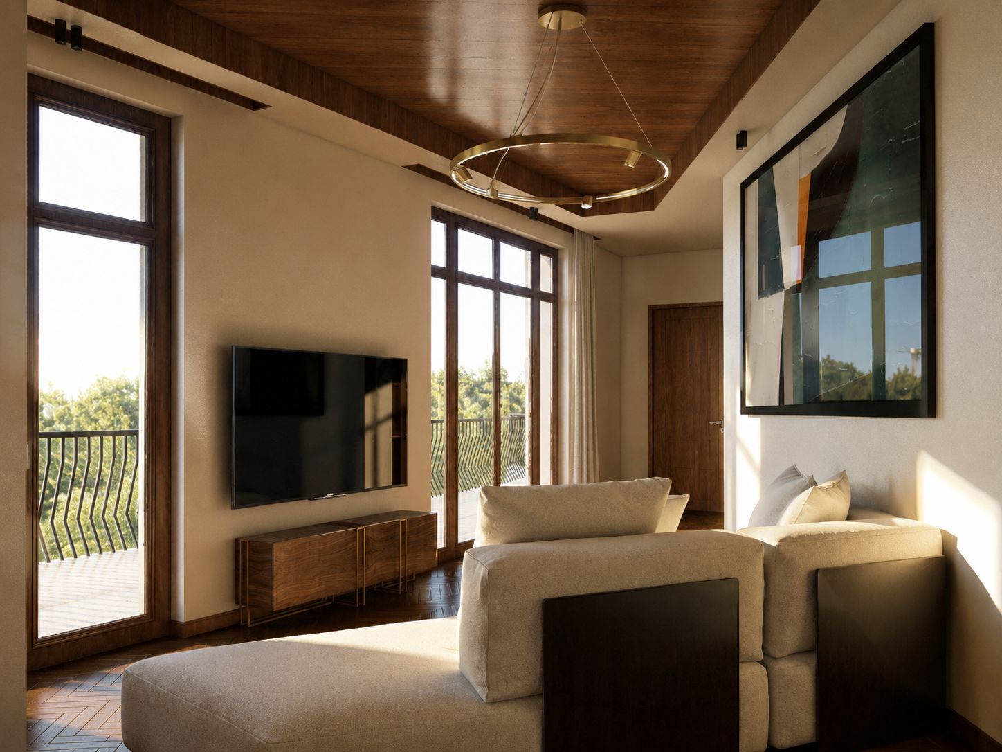 Villa Triplex — Séjour — vue mer