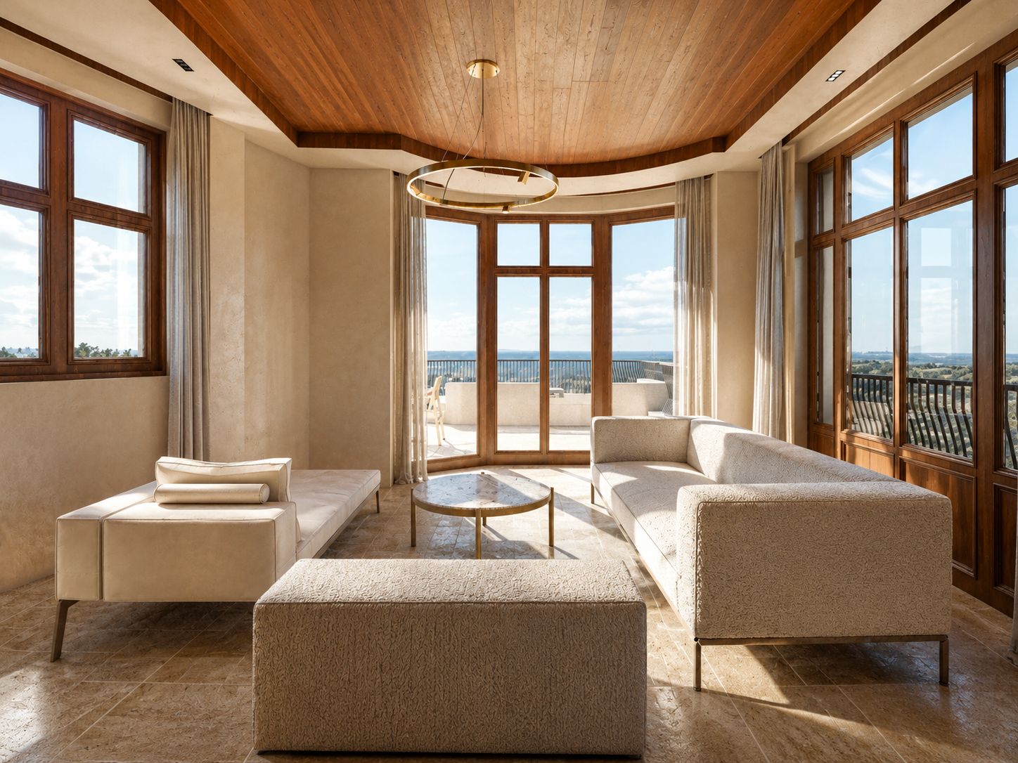 Villa Triplex — séjour ouvert sur la vue